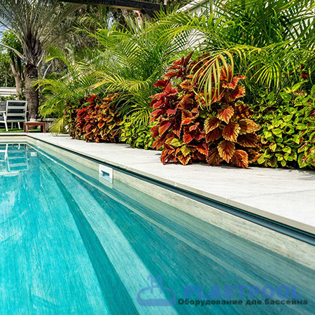 Пленка для бассейна Haogenplast Ogenflex Larch Fresco - 3D (имитация под дерево) 1,65х25м