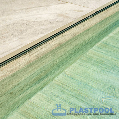 Пленка для бассейна Haogenplast Ogenflex Larch Fresco - 3D (имитация под дерево) 1,65х25м