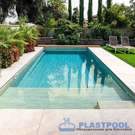 Пленка для бассейна Haogenplast Ogenflex Larch Fresco - 3D (имитация под дерево) 1,65х25м