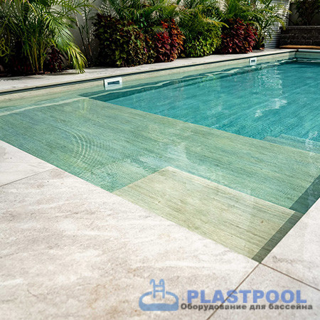 Пленка для бассейна Haogenplast Ogenflex Larch Fresco - 3D (имитация под дерево) 1,65х25м