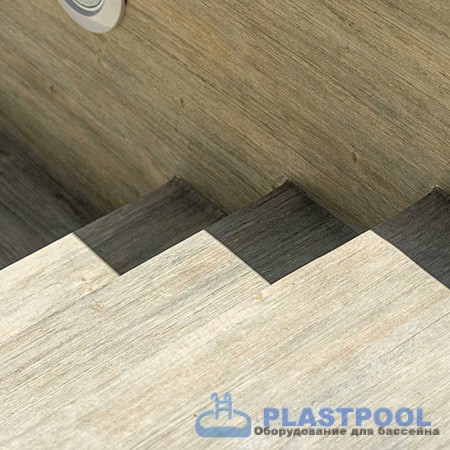 Пленка для бассейна Haogenplast Ogenflex Larch Fresco - 3D (имитация под дерево) 1,65х25м