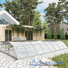 Раздвижной павильон для бассейна Standart L 6,36м*3м*0,85м 