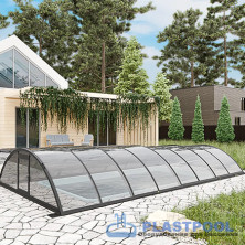 Раздвижной павильон для бассейна Standart L 6,36м*3м*0,85м 