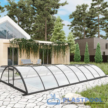 Раздвижной павильон для бассейна Standart L 6,36м*3м*0,85м 