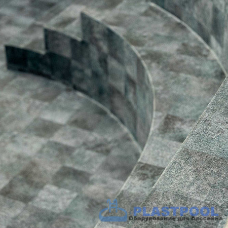 Пленка для бассейна Haogenplast Ogenflex StoneTile Tropic 15 - 3D (каменный тропик) 1,65х25м