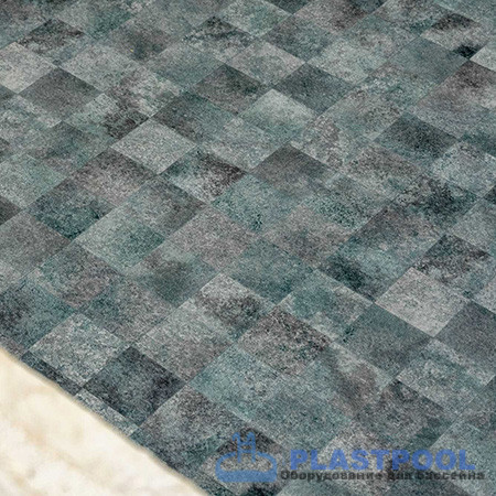 Пленка для бассейна Haogenplast Ogenflex StoneTile Tropic 15 - 3D (каменный тропик) 1,65х25м