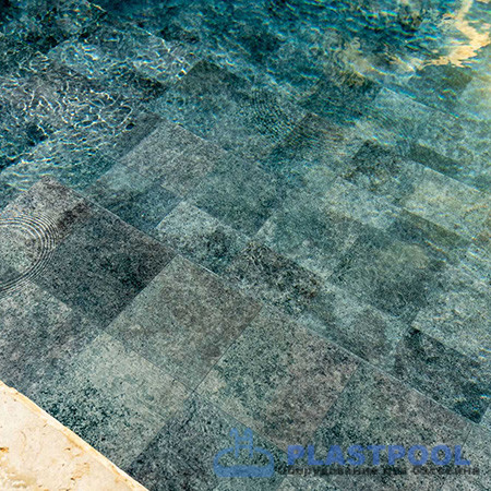 Пленка для бассейна Haogenplast Ogenflex StoneTile Tropic 15 - 3D (каменный тропик) 1,65х25м