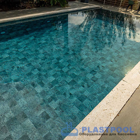 Пленка для бассейна Haogenplast Ogenflex StoneTile Tropic 15 - 3D (каменный тропик) 1,65х25м