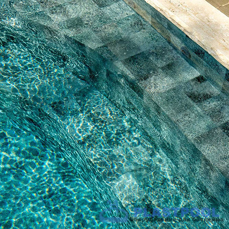 Пленка для бассейна Haogenplast Ogenflex StoneTile Tropic 15 - 3D (каменный тропик) 1,65х25м