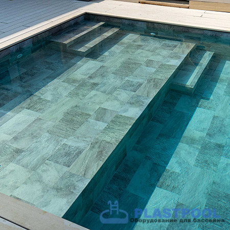 Пленка для бассейна Haogenplast Ogenflex StoneTile Elegance-3D (каменная элегантность) 1,65х25м 