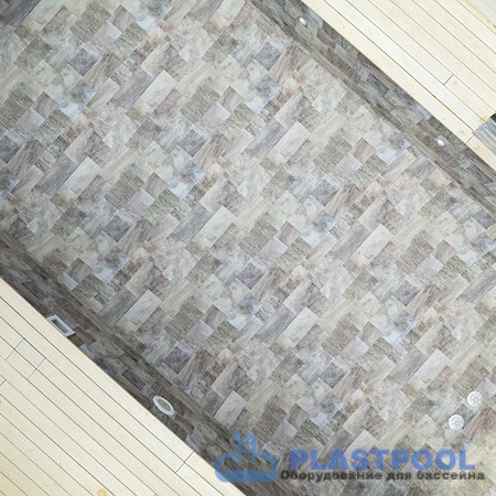 Пленка для бассейна Haogenplast Ogenflex StoneTile Elegance-3D (каменная элегантность) 1,65х25м 