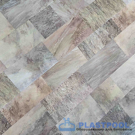 Пленка для бассейна Haogenplast Ogenflex StoneTile Elegance-3D (каменная элегантность) 1,65х25м 