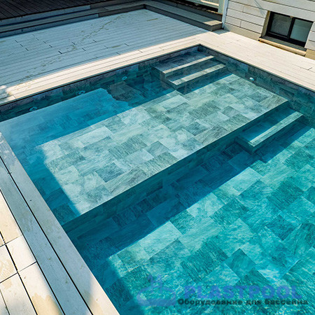 Пленка для бассейна Haogenplast Ogenflex StoneTile Elegance-3D (каменная элегантность) 1,65х25м 