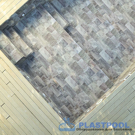 Пленка для бассейна Haogenplast Ogenflex StoneTile Elegance-3D (каменная элегантность) 1,65х25м 