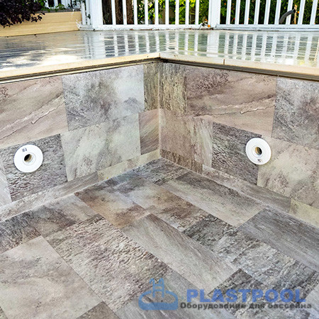 Пленка для бассейна Haogenplast Ogenflex StoneTile Elegance-3D (каменная элегантность) 1,65х25м 