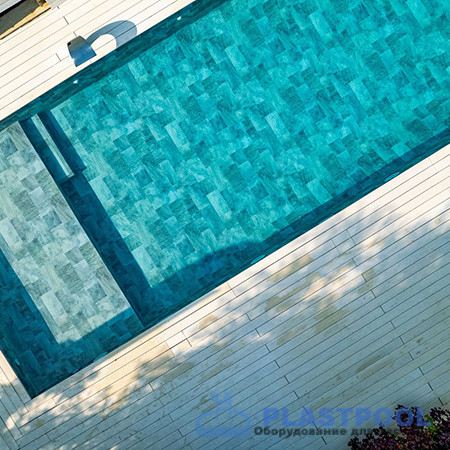 Пленка для бассейна Haogenplast Ogenflex StoneTile Elegance-3D (каменная элегантность) 1,65х25м 