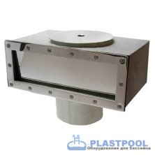 Скиммер Акватехника V-35л 2" ВР с широкой рамкой с переливом (универсал)