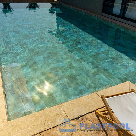 Пленка для бассейна Haogenplast Ogenflex StoneTile Golden-3D (камень золотистый) 1,65х25м