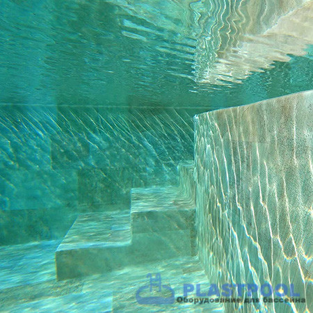 Пленка для бассейна Haogenplast Ogenflex StoneTile Golden-3D (камень золотистый) 1,65х25м