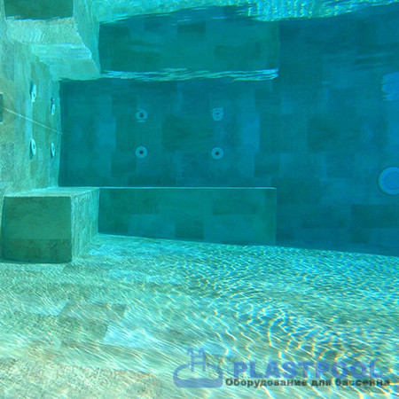 Пленка для бассейна Haogenplast Ogenflex StoneTile Golden-3D (камень золотистый) 1,65х25м