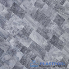 Пленка для бассейна Haogenplast Ogenflex StoneTile Grey-3D (каменно-серый) 1,65х25м