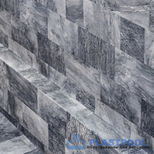 Пленка для бассейна Haogenplast Ogenflex StoneTile Grey-3D (каменно-серый) 1,65х25м