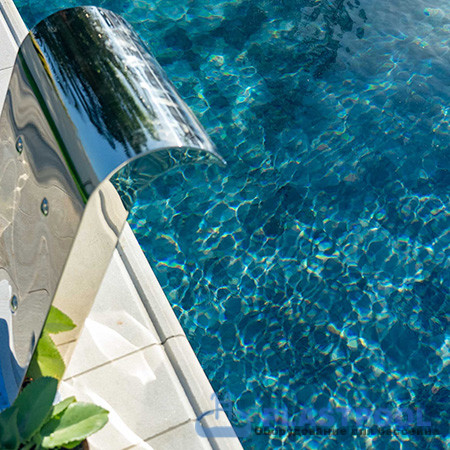 Пленка для бассейна Haogenplast Ogenflex StoneTile Grey-3D (каменно-серый) 1,65х25м