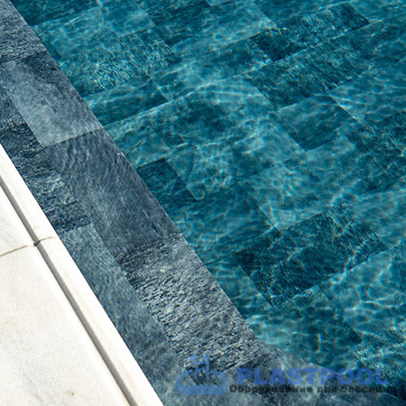 Пленка для бассейна Haogenplast Ogenflex StoneTile Grey-3D (каменно-серый) 1,65х25м