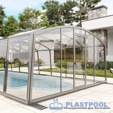 Раздвижной павильон для бассейна Avrora H 10,6м*3м*1,9м