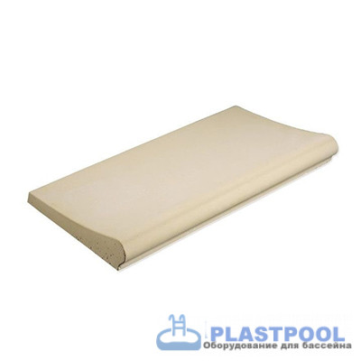 Копинговый камень Carobbio Standard 60x31.5 см песочный, гладкий