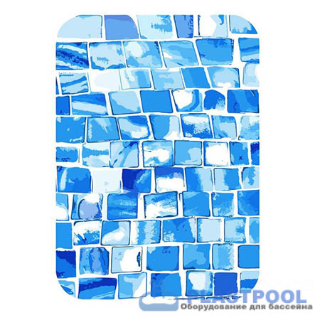 Лайнер Poolline smalta (голубая мозаика) 1,8х25м