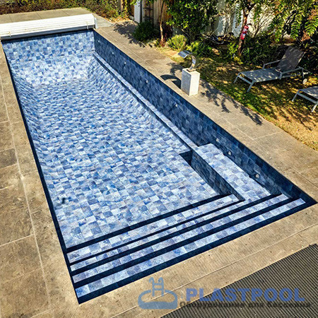 Пленка для бассейна Haogenplast Ogenflex StoneTile Marime 15-3D (морской камень) 1,65х25м