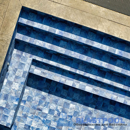 Пленка для бассейна Haogenplast Ogenflex StoneTile Marime 15-3D (морской камень) 1,65х25м