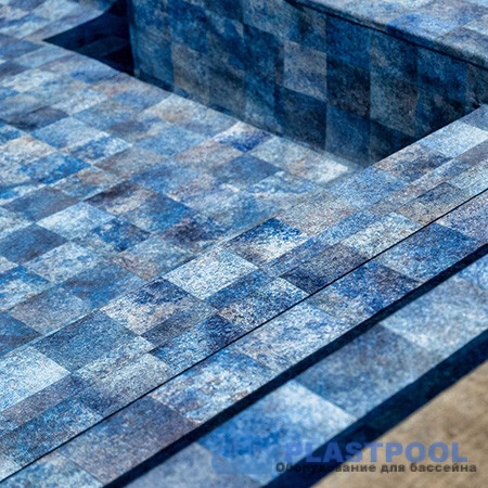 Пленка для бассейна Haogenplast Ogenflex StoneTile Marime 15-3D (морской камень) 1,65х25м