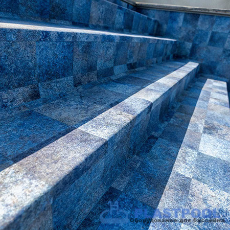 Пленка для бассейна Haogenplast Ogenflex StoneTile Marime 15-3D (морской камень) 1,65х25м