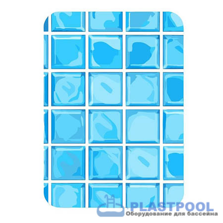 Лайнер Poolline dey 42 (голубая мозаика) 1,8х25м