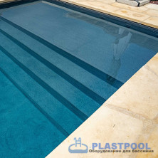 Пленка для бассейна Haogenplast Ogenflex StoneFlex Bazelet-3D (серый) 1,65х25м