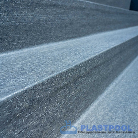 Пленка для бассейна Haogenplast Ogenflex StoneFlex Bazelet-3D (серый) 1,65х25м