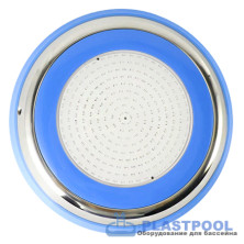 Прожектор накладной из нерж. стали рамка синяя (35Вт/12В) LED Cold white Tadpole JKD-YC300-SP