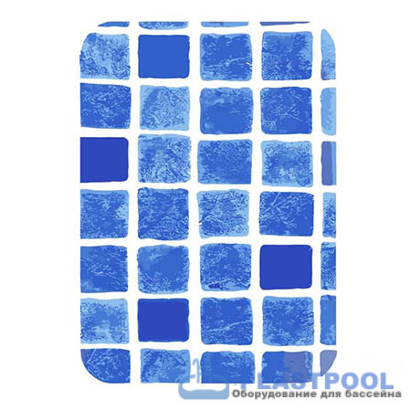 Лайнер Poolline mirage+ (мозаика синяя) 1,8х25м