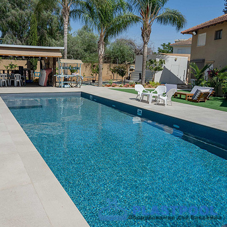 Пленка для бассейна Haogenplast Ogenflex StoneFlex Concrete-3D (серый) 1,65х25м