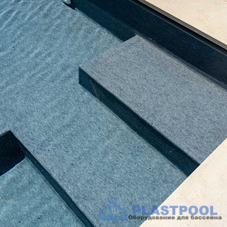 Пленка для бассейна Haogenplast Ogenflex StoneFlex Concrete-3D (серый) 1,65х25м