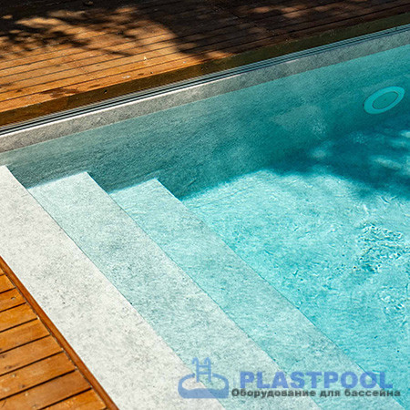 Пленка для бассейна Haogenplast Ogenflex StoneFlex Ivory-3D (слоновая кость) 1,65х25м