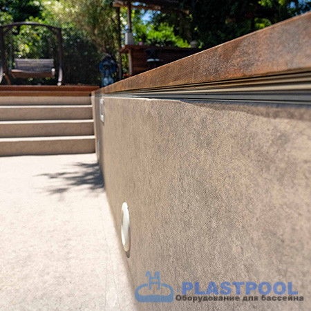 Пленка для бассейна Haogenplast Ogenflex StoneFlex Ivory-3D (слоновая кость) 1,65х25м