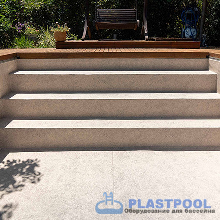 Пленка для бассейна Haogenplast Ogenflex StoneFlex Ivory-3D (слоновая кость) 1,65х25м