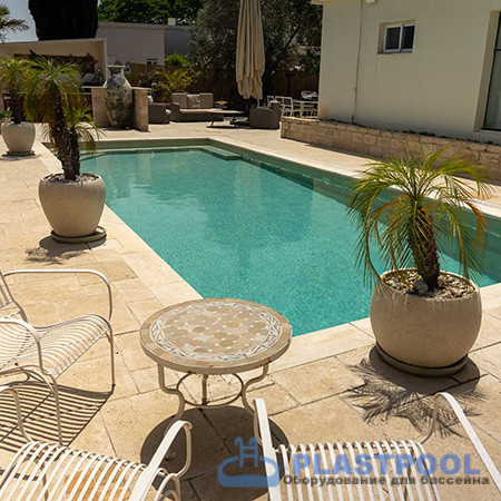 Пленка для бассейна Haogenplast Ogenflex StoneFlex Jasper-Sand-3D (песочный) 1,65х25м