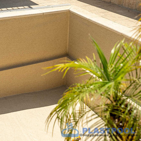 Пленка для бассейна Haogenplast Ogenflex StoneFlex Jasper-Sand-3D (песочный) 1,65х25м