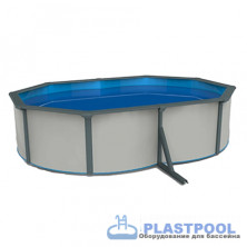 Бассейн Premium овал (6.1x3.6x1.3) Starmatrix SP613613B (7038) Grey