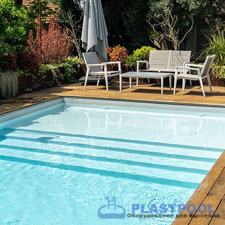 Пленка для бассейна Haogenplast Ogenflex StoneFlex Pearl-3D (перламутровый) 1,65х25м