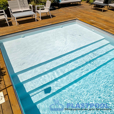 Пленка для бассейна Haogenplast Ogenflex StoneFlex Pearl-3D (перламутровый) 1,65х25м